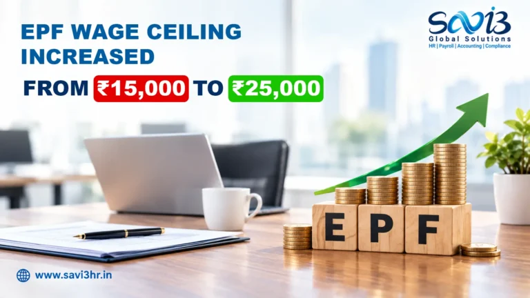 EPF Wage Ceiling Increased from 15000 to 25000